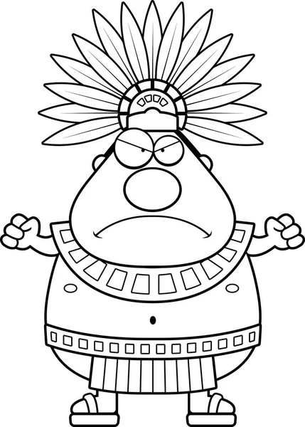 Kızgın çizgi film Aztek kralı