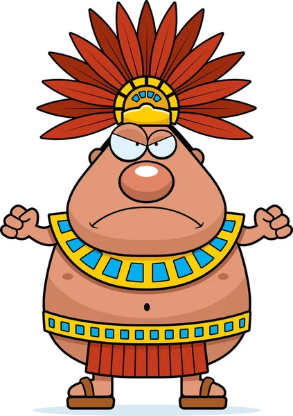 Kızgın çizgi film Aztek kralı