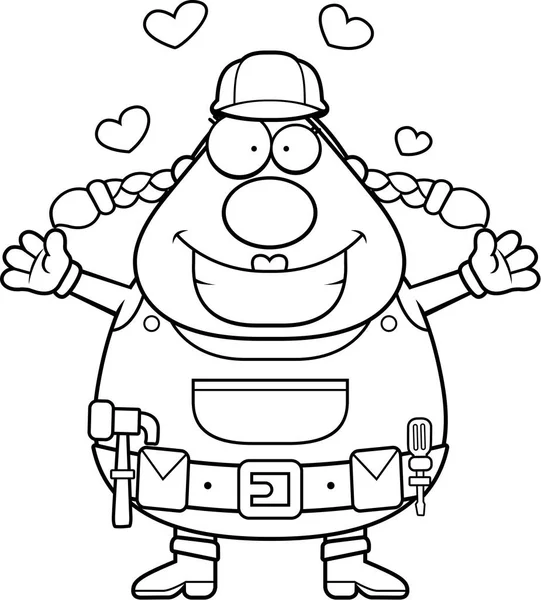 İnşaat işçisi kucaklama