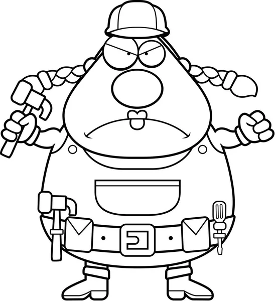 İnşaat işçisi kızgın