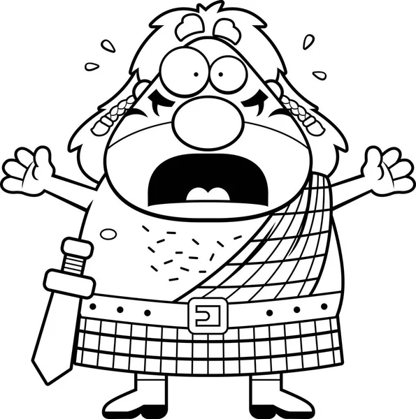 Korkmuş karikatür Celtic Warrior