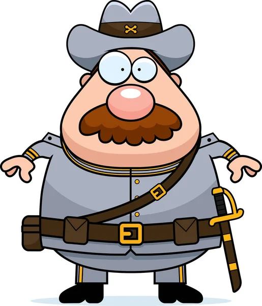 Çizgi film Konfederasyon asker bıyık