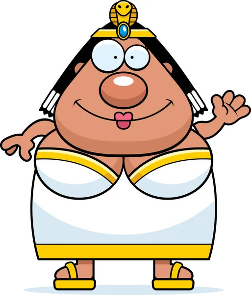 Çizgi film Kleopatra sallayarak