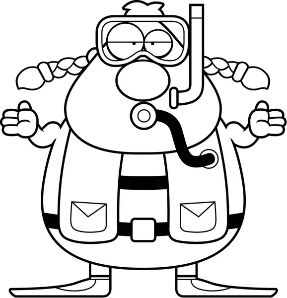 Çizgi film Scuba Diver karışık