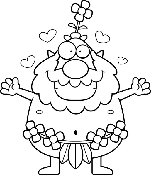 Çizgi film orman Sprite kucaklama