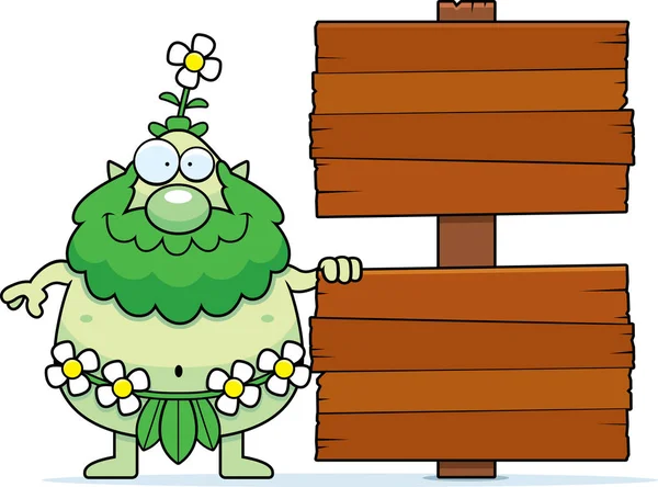 Çizgi film orman Sprite işareti