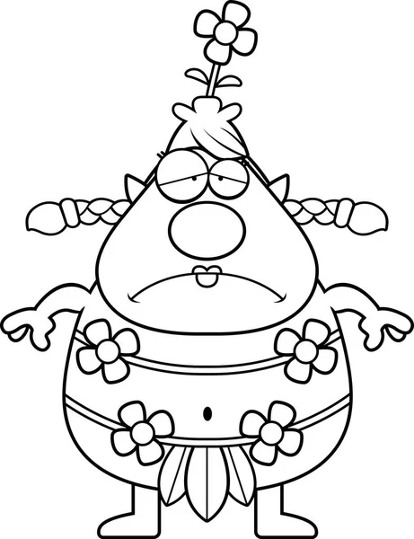 Üzgün çizgi film orman Sprite