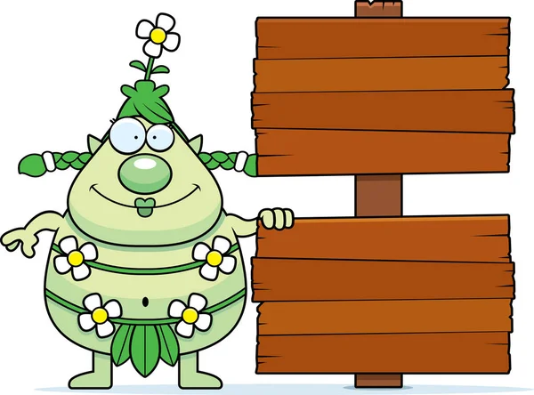 Çizgi film orman Sprite işareti