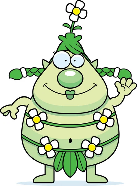 Çizgi film orman Sprite sallayarak