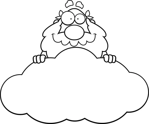 Nube de Dibujos animados — Vector de stock