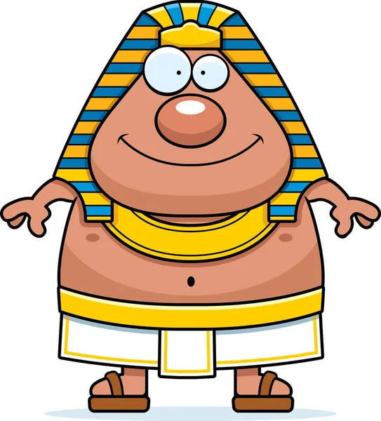 Mutlu karikatür Mısır firavunu