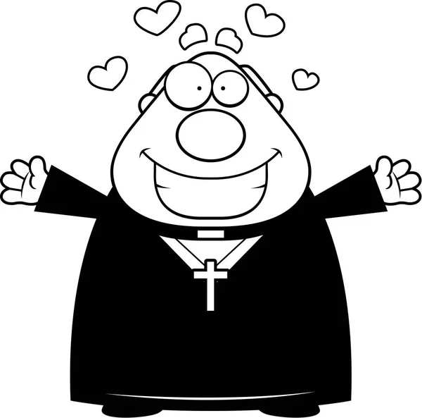 Cartoon präst kram — Stock vektor