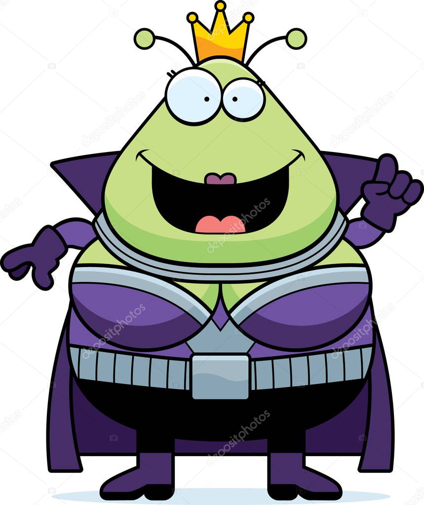 Cartoon Martian Queen Idea