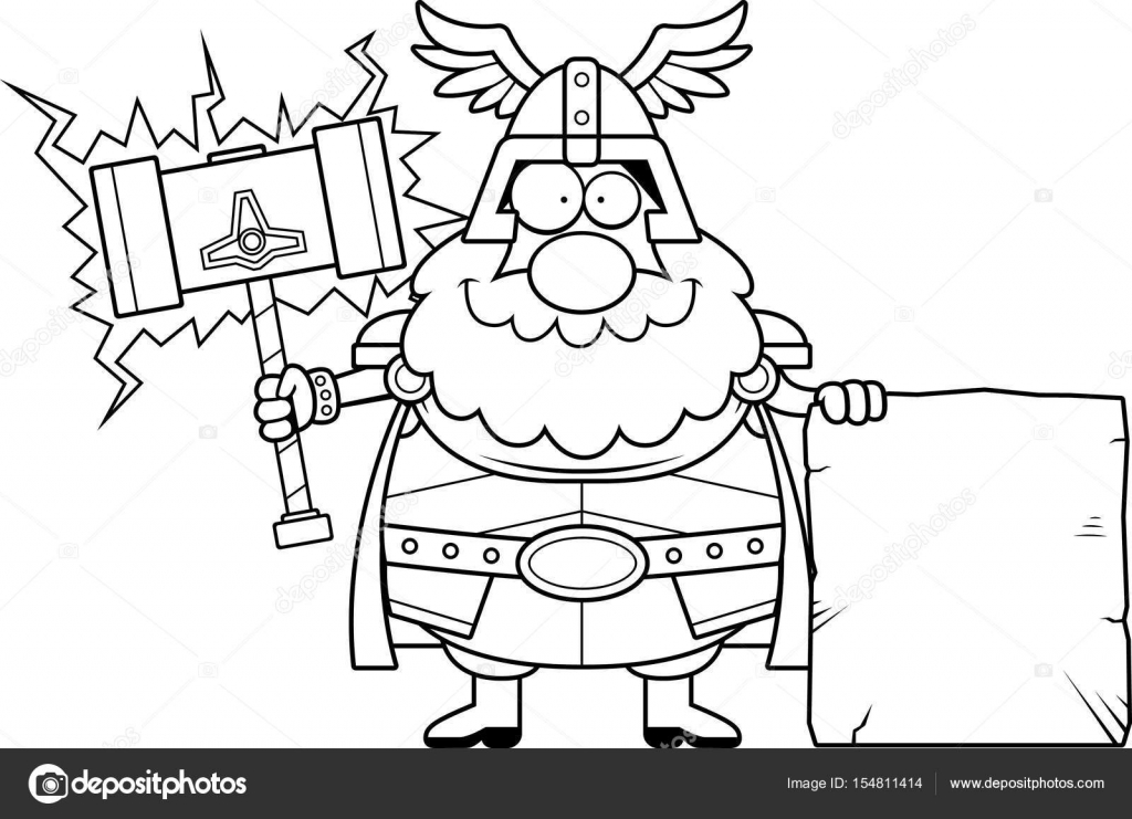 Cartoon Thor Sign Stock Vector Image by ©cthoman #154811414 Cartoon Thor Sign Stock Vector Image by ©cthoman #154811414