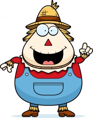 Çizgi film korkuluk fikir