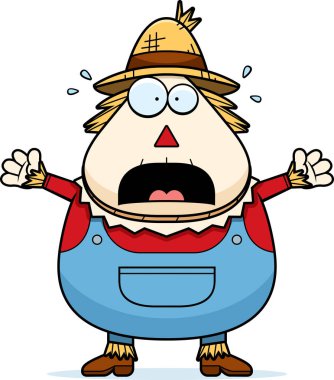 Korkmuş karikatür korkuluk