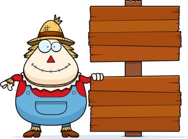 Çizgi film korkuluk işareti