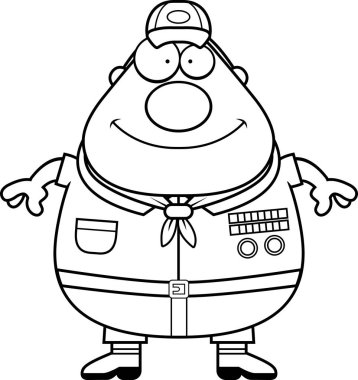 Mutlu karikatür beyi