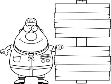 Çizgi film beyi işareti