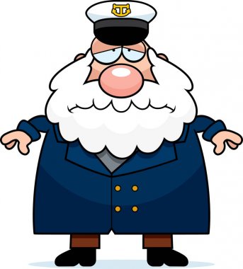 Üzgün çizgi film Deniz Kaptan