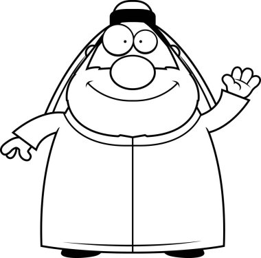 Çizgi film sallayarak Şeyh