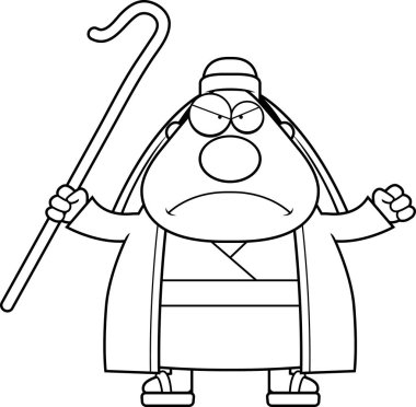 Kızgın çizgi film çoban