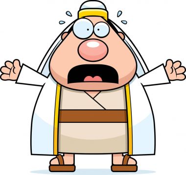 Korkmuş karikatür çoban