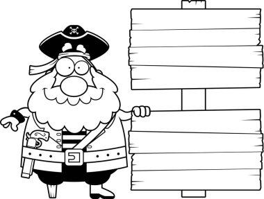 Çizgi film korsan işareti