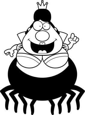 Çizgi film örümcek Kraliçe fikir