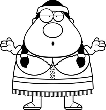 Çizgi film Kızılderili Kafası karışık