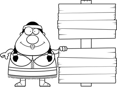 Çizgi film Kızılderili işareti