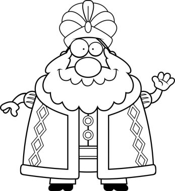 Çizgi film Sultan sallayarak