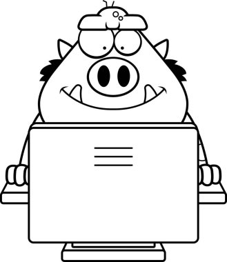 Karikatür Internet Troll