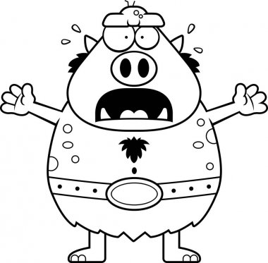 Korkmuş karikatür Troll