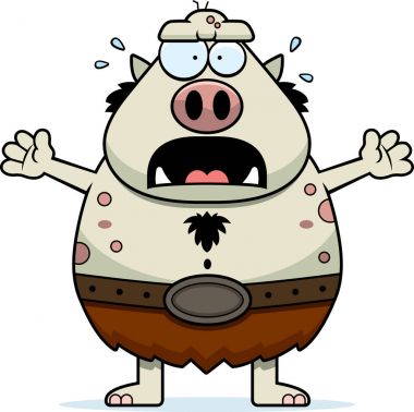 Korkmuş karikatür Troll