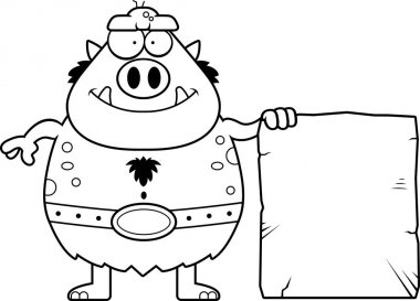 Çizgi film Troll işareti