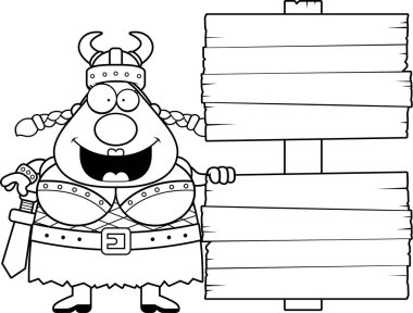 Çizgi film Valkyrie işareti