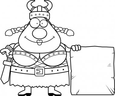 Çizgi film Valkyrie işareti