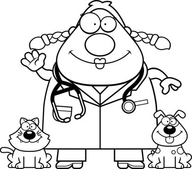 Sallayarak Karikatür hayvan hastalıklarıyla ilgili