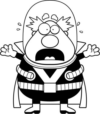 Korkmuş karikatür Supervillain