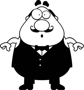 Sürpriz karikatür garson