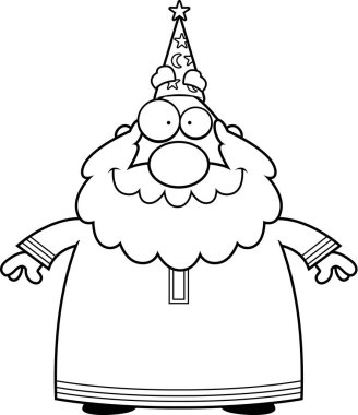 Gülümseyen çizgi film Sihirbazı