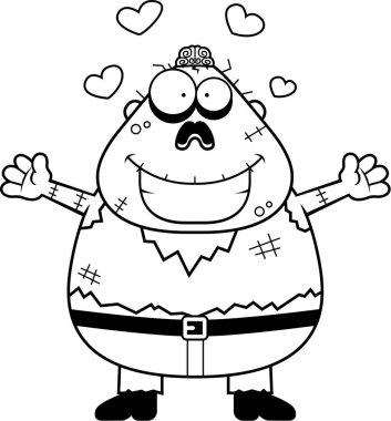 Çizgi film zombi kucaklama