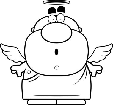 Sürpriz karikatür melek