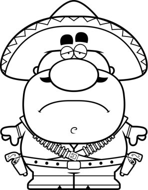 Yorgun karikatür Bandito