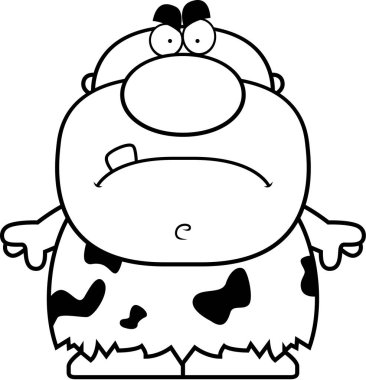 Çizgi film kızgın mağara adamı