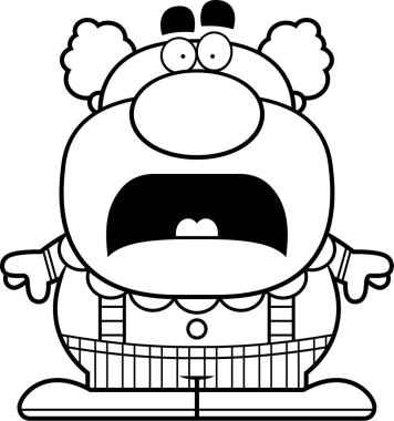 Korkmuş karikatür palyaço