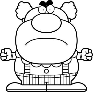 Kızgın çizgi film palyaço