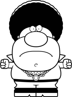 Kızgın çizgi film disko adam