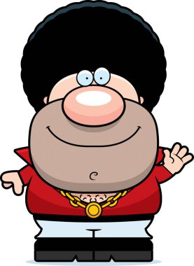 Çizgi film sallayarak adam disko